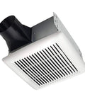 InVent Series Ceiling Mount Bathroom Exhaust Fan 80 CFM 0.8 Sones ENERGY STAR Certified with airflow vent from side view