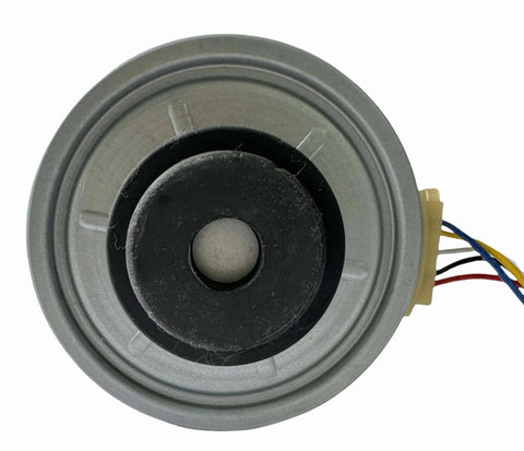 Front view of DC Brushless Inverter Air Conditioner Motor Replacement Fan For WZDK30-38G RD-310-30-8T, showing fan hub and wires.