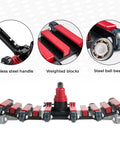 Image showing components of Commercial Grade Pool Vacuum Head With Wheels 14 Inch Extra Wide Heavy Duty Vacuum Cleaner.