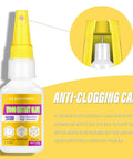 Heavy Duty Fast Setting Wood Glue For Furniture And Woodworking And Clear Water Resistant Adhesive With A Knockout Grip in anti-clogging cap design.