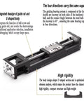 Top Tier Linear Actuator Delivers Dead Set Precise Point Oh One Millimeter Accuracy Heavy Duty design with U shaped body for CNC use.