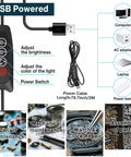 USB powered LED control for Helping Hands Soldering Station Workbench Ready Pro Grade With 3X Magnifying Glass And Dimmable LED
