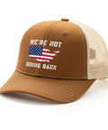 Breathable Tennis Trucker Cap For Men With Adjustable Strap Lightweight All Day Comfort Everyday Outdoor Hat with USA graphic