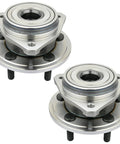 Two Pack Front Wheel Hub Bearing Assembly For Jeep Cherokee 1999 2001 And Wrangler TJ 2000 2006 With Five Lug Non ABS Built Tough Beefed Up