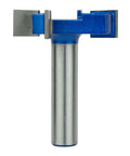 Front view of Pro Grade CNC Spoilboard Surfacing Router Bit for Slab Flattening and Planing, One Half Inch Shank, Two Inch Diameter
