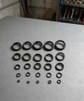 1500 Piece Nitrile O Ring Kit For Auto And Home Use High Temp Sealing Washers 25 Size Assortment displayed on table