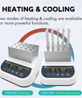 Gel Heating And Cooling Machine With 15 Wells For 1 ml Syringes, Pro-Grade Lab Block With Precise Temperature Control And Easy Readout