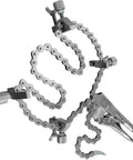 Pipe Alignment Chain Pliers Built Tough For Precise Welding, Adjustable Stainless Steel Contacts with 48 Inch Chain, Quick Release Locking