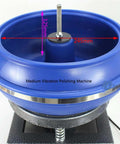 High Frequency Vibration Tumbler Polisher For Jewelry, Stone And Metal Parts, 6.2L Drum, Quiet Yet Powerful Finishing