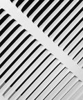 Close-up of the 24 By 10 Steel Return Air Filter Grille For 1 Inch Filter With Removable Face Door showing flat stamped design.