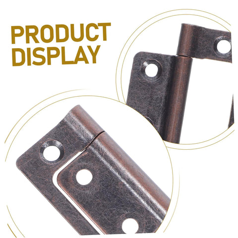 close-up of quiet heavy duty cabinet hinges in bronze finish