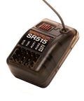 5 Channel 2.4GHz DSMR RC Receiver For Cars And Rigs Surface Mount Lightweight Hard Case Full Range With 5.5ms Capable Tech