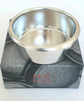 Competition Series 14-18g 62.5mm flat bottom espresso filter basket with 641 holes 304 stainless steel on box