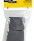 Heavy Duty Replacement Pads For SL300 Bar Clamps Compatible With Quick Grip Tools Slick Snap Kit Four Pack durable black rubber pads in packaging.
