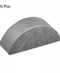 Woodruff Keys Set 20 Pcs 8mm Width X 10mm Height X 25mm Diameter Semicircle Key Stock Carbon Steel Polished Heavy Duty
