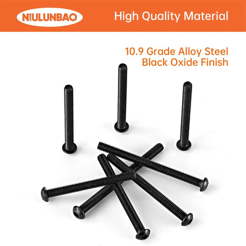 Pro Shop Ready M6 Socket Head Cap Screw Assortment Pack features 10.9 grade alloy steel bolts with black oxide finish.