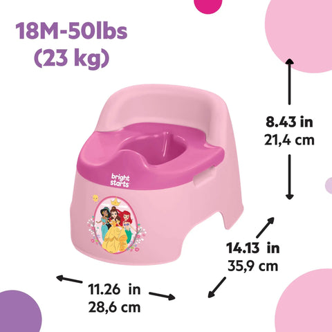 Disney Princess Toddler Potty Training Seat Big Kid Leap With Removable Bowl Splash Guard Super Comfy High Back Support For Tiny Humans Up To Fifty Pounds No Sweat Cleanup Kid Approved