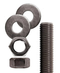 Grade B7 Unfinished Threaded Rod One And A Quarter Inch 18 Inch 7 Threads Per Inch Coarse UNC All Thread Rods with nuts washers