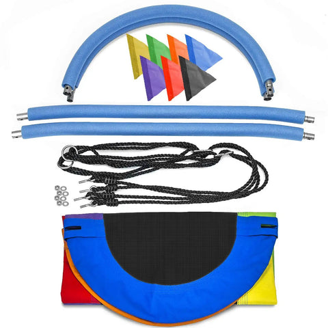 66 Inch Oval Saucer Swing For Kids And Teens Outdoor Indoor Backyard Fun With Adjustable Ropes Durable Seat parts and accessories