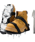 Preassembled Lawn Aerator Shoes With Metal Reinforced Base Plate And Anti Slip Straps, Adjustable Fit For US Sizes 6 To 12, Durable Spike Design