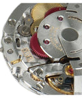 3135 RLX Automatic Mechanical Watch Movement with 31 Jewels and Date Wheel, silver and gold gears visible