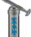 Mini grease gun for precise lubrication, needle nozzle shown, ideal for DIY and auto maintenance.