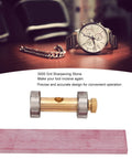 3000 Grit Watch Screwdriver Sharpening Stone Set with timepiece, guide, and grinding tool for repairs and maintenance