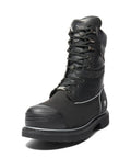 Gravel Pit 10 Inch Internal Met Guard Steel Toe Work Boot For Men Built For Real Tough Jobs Puncture Resistant Insulated Waterproof Industrial Safety Footwear Black 2024 New Size 9.5 Wide US front view