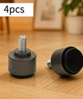 4 Pack Adjustable M8 Thread Foot Levelers For Furniture With Screw On Glide Feet Aluminum Alloy Construction Anti Scratch
