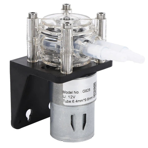 Domary Peristaltic Transfer Pump With 500Ml Min Flow Rate Perfect For Metering And Dosing Tasks Featuring Transparent Pc Body For Easy Monitoring Three Roller Head Design Reduces Pulsation Ensuring Stable Performance For Daily Liquid Handling Needs In