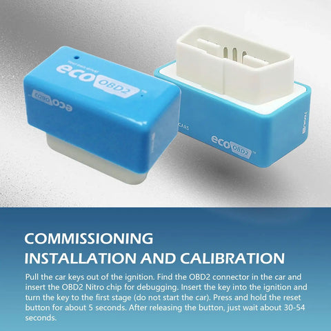 Two Pack OBD2 Fuel Saver Upgrade Plug And Plate For Diesel Vehicles, Boosts Power And Fuel Efficiency By Up To 15 Percent