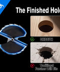 3.5 Inch Forstner Drill Bits For Hardwoods Plywood And Plastic featuring laser flat holes and smooth cuts compared to traditional drill bits.