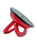 Side view of Double Handle Car Dent Lifter With Locking Suction Plate 4 Inch Diameter Vacuum Dent Puller for Auto Body Surfaces and more.