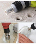 Diamond hole saw kit for plant pots, 15 pieces from Amazon; drills drainage holes in ceramic, terracotta and glass.
