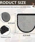 Snap On Drip Tray Cover Replacement Part For K Mini Coffee Maker with 4.33-inch size, honeycomb pattern, durable plastic material.