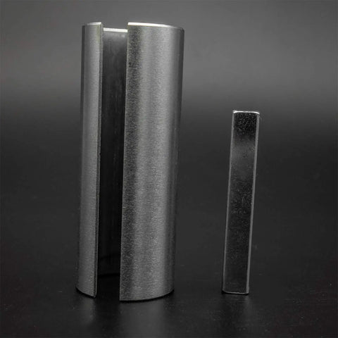 Heavy Duty Steel Crankshaft Sleeve Adapter Converts 1 Inch To 1 Eighth Shafts, showing inner sleeve and quarter keyway.