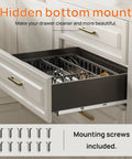 15 Inch Soft Close Undermount Drawer Slides Full Extension 80 Lb Heavy Duty Concealed Rails with Rear Mount Brackets installed