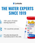 Straight Up Pool And Spa Test Strips To Keep Your Water Crisp And Clear Quick One Dip Chemistry Kit with fifty tab container.