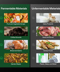 Five Layer Worm Compost Bin For Home Gardens 50L Vermicomposting Kit guide on fermentable vs unfermentable materials