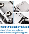 SNUTUYA pipe repair clamp, 3/4 in (19–21 mm), metal clamp with bolt and hinge for emergency pipe leak sealing