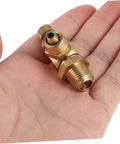 Adjustable NPT Pneumatic Valve With Brass Flow Control for Auto Doors and Vehicle Air Systems, One Quarter Inch Male Thread to 8mm Push In Tube Fitting, Easy Install, Pro Grade Air Regulator for Automotive Pumps, brass