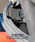 Impact Hex Driver Set 13-Piece 3/8 Inch Drive SAE And Metric in use with Cr-Mo steel for automotive maintenance