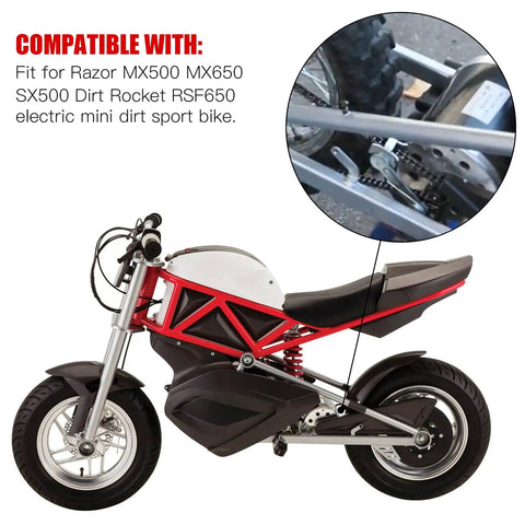 Electric dirt bike model compatible with Chain Tensioner Adjuster With Spring For Dirt Rocket MX500 MX650 SX500 RSF650
