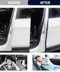 20ft U-shaped rubber car door weather stripping with steel insert; door edge seal for car, truck, SUV, RV.