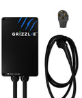 Beefy Level 2 240V EV Charger with 24ft premium cable, NEMA 14-50 plug, UL certified metal enclosure, Grizzl-E Classic view