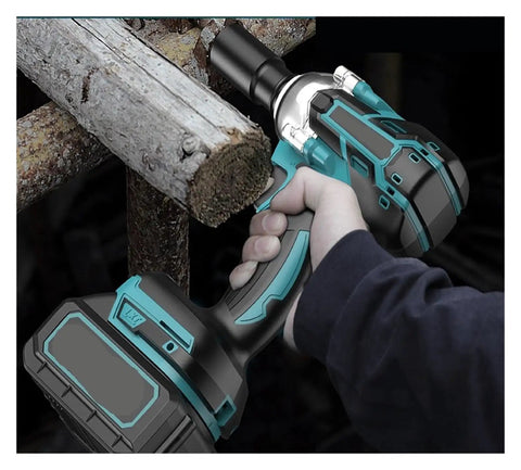 Heavy-Duty Brushless Impact Wrench Cordless High Torque Power Tool Effortless For Truck And Car Repair Lightweight Compact Design Long Battery Life Versatile Electric Hand Tool For Home Auto Projects