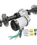 High Power 60V 2500W Brushless Rear Axle Kit With Integrated Differential And 12 To 1 Gearbox Delivers Up To 400Nm Torque