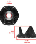High Performance CVT Driven Clutch Pulley Cam Helix For Can Am UTVs 420280199 420280194 Upgrade For Faster Shifts Smoother Acceleration And Durable Power, black 4.15" helix with 0.83" bore