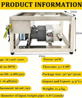 Heavy Duty Viscous Liquid Transfer Pump For Honey And Paste Stainless Steel Gear Pump 90W Electric Delivers Up To 8 Kg Per Minute About 5.7 L Handles 800 to 4000 cP Food Grade Easy Pour And Clean, stainless steel unit with 43x23x23 cm dimensions