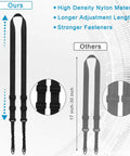 Comparison of 1.25 Inch Sling Mount Attachments Set For Two Point Sling with others, showing adjustable length and materials.